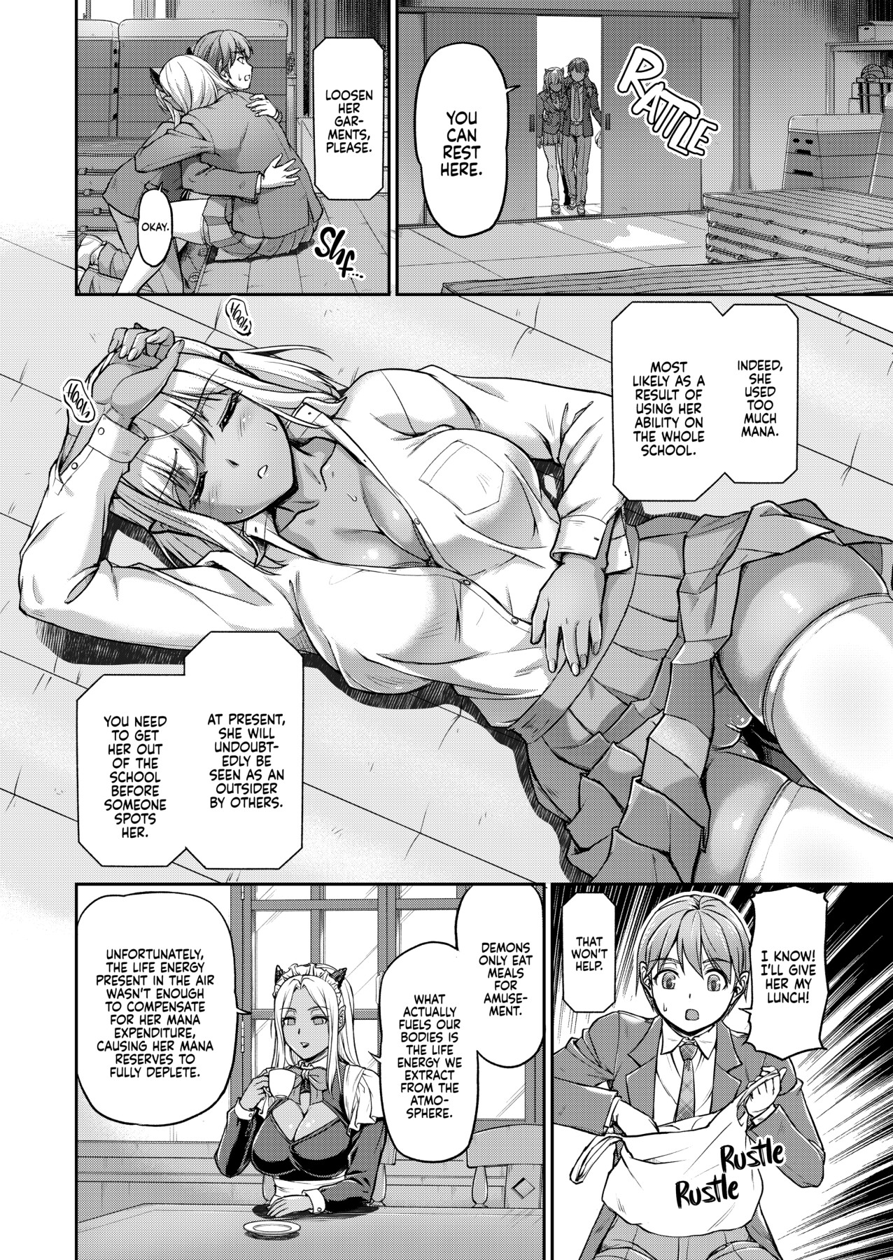 Hentai Manga Comic-Daily Life at the Monster Girl Manor-Read-101